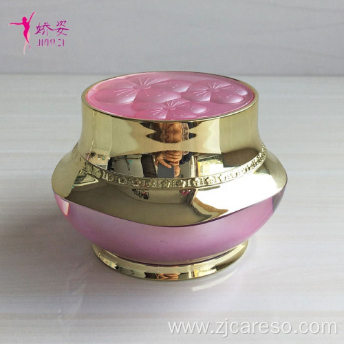 New Design Acrylic Cosmetic Packaging Bottle Cream Jar